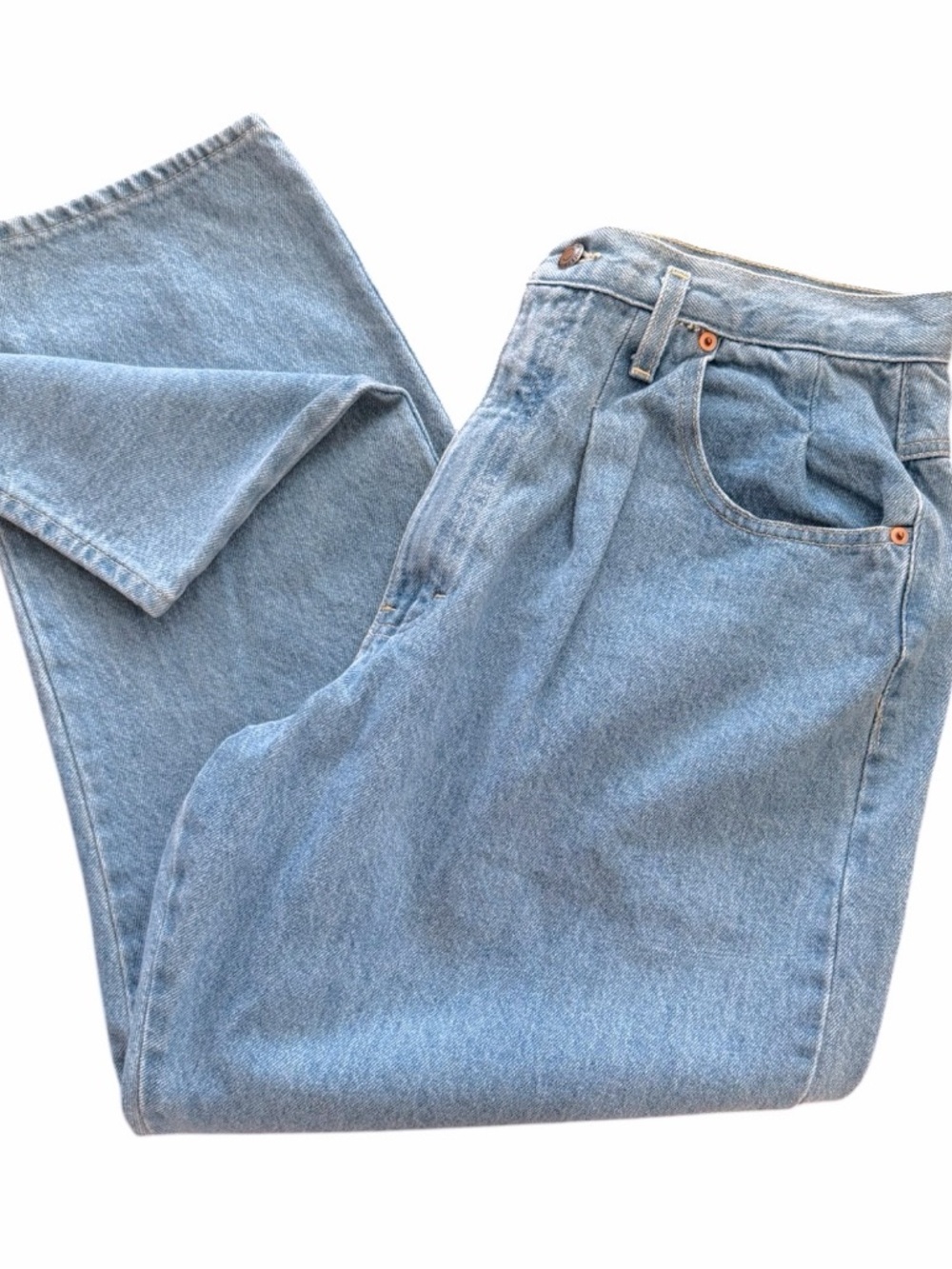 VTG 90s P.S. Gitano High Rise Pleated Mom Jeans | 16S Fits Modern 12 - Picture 8 of 14